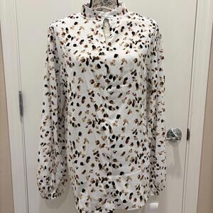 Gypsy Boutique Mock Neck Blouse - XL